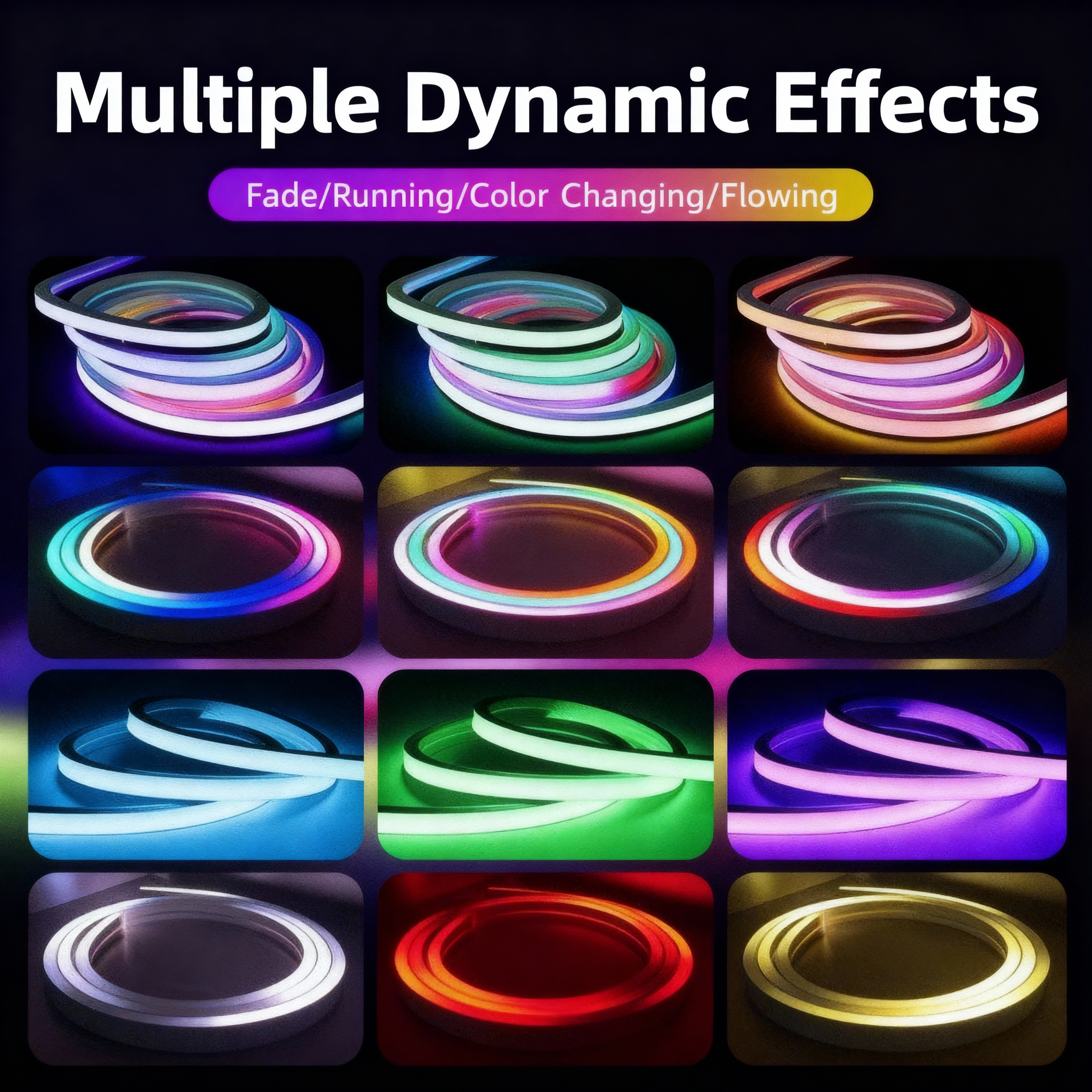 LED Neon Strip Light RGBW Waterproof Model – RNS-5050-24-RGBW