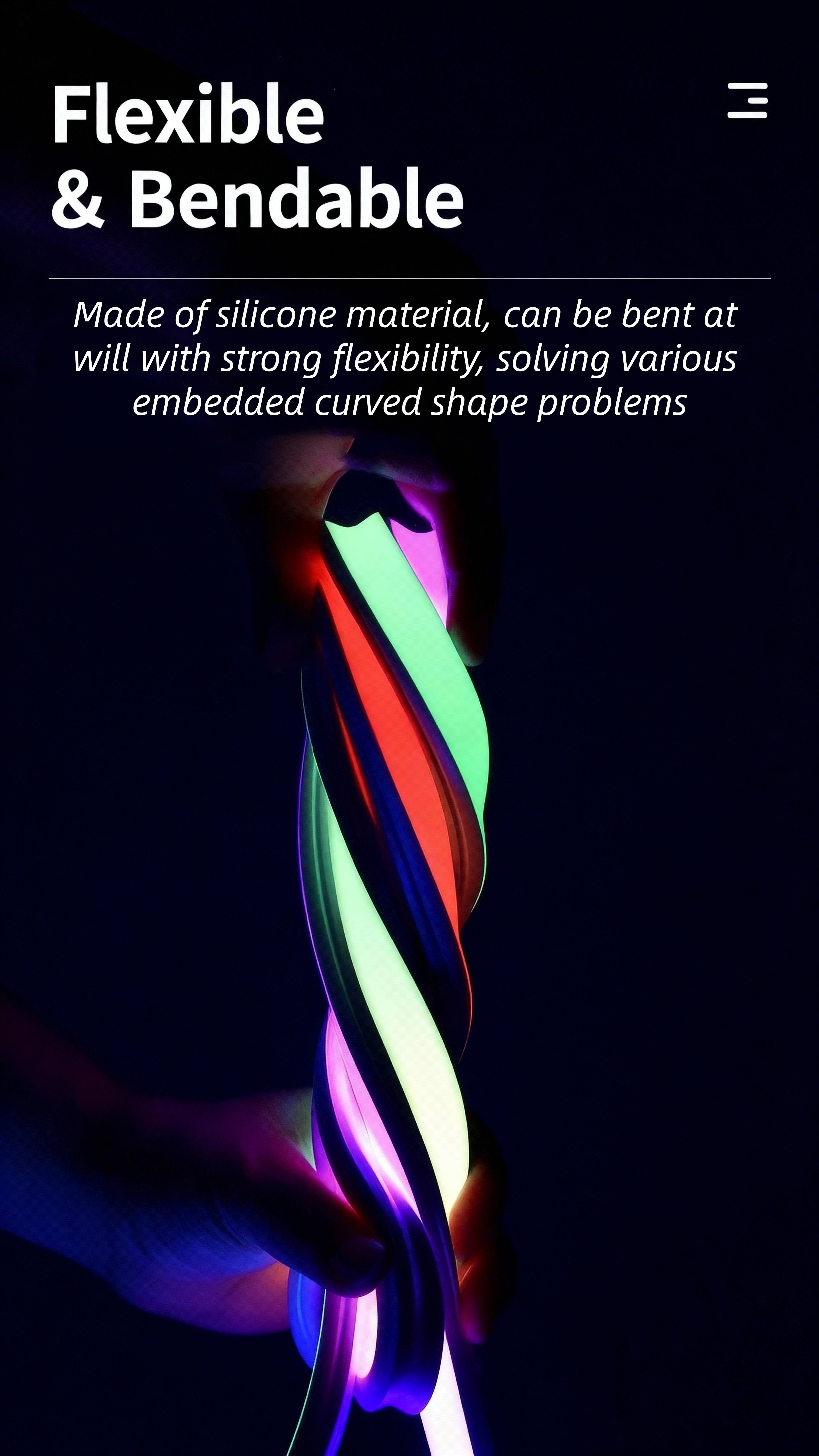 LED Neon Strip Light RGBW Waterproof Model – RNS-5050-24-RGBW